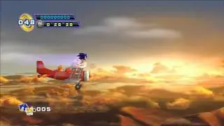 Sonic The Hedgehog 4 Episode 2 Walkthrough Part 16 'Sky Fortress Zone Act 4' 4th Boss HD