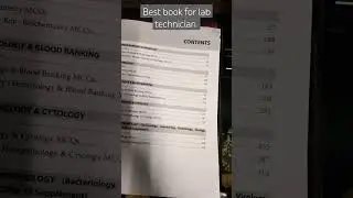 best book for lab technician government exams #bmlt #dmlt #govtjobs