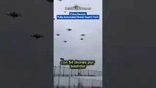 El nuevo sistema chino para desplegar cientos de drones de forma autom&aacute;tica