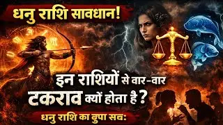 धनु राशि सावधान! इन राशियों से बार-बार टकराव क्यों होता है?धनु राशि का छुपा सच।@CrazyAstroGyan 