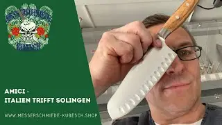 Amici - Geschmiedet in Deutschland, begeistert von Italien. Alicia Messer von Wüsthof Solingen.