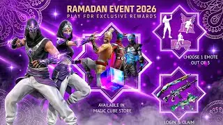 RAMDAN EVENT FREE FIRE 2026 🤩🥳| ANGELIC PANT RETURN | FREE FIRE NEW EVENT | FF NEW EVENT 