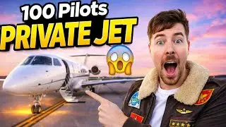 100 Pilots Compete for a PRIVATE JET (Insane Challenge!)