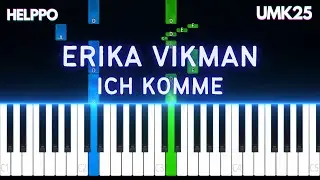 Erika Vikman - ICH KOMME | 🇫🇮 Finland Eurovision 2025 | Easy Piano Tutorial