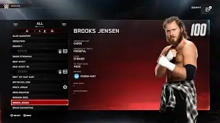 WWE2K25 THE SPECIAL MOVES OF BROOKS JENSEN