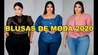 Blusas de moda para gorditas 2020 | blusas para mujeres talla grande