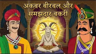 अकबर बीरबल और बुद्धिमान बकरी 😵 | Akbar Birbal ki 51 Hindi Kahaniya | Sleep moral story