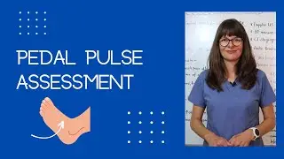 Pedal Pulse (Dorsalis Pedis) Assessment Demonstration #shorts