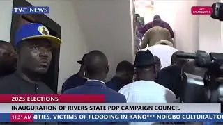 Wike Unveils Rivers State PDP Campaign Complex
