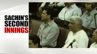 Sachin Tendulkar attends Parliament