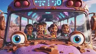 The Time Travel Purple Bus | Magical Past & Future Magic School Bus of Emotions 🚌✨ | Learn Feelings