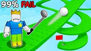 i made the HARDEST MINI GOLF COURSE in Roblox...