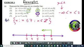 Set builder notation and Interval notation Part 1