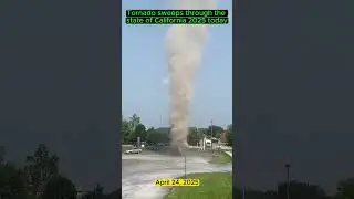 Tornado sweeps through the state of California #tornado  #automobile #duet #flood