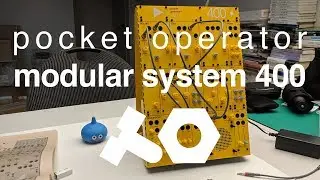 pocket operator modular system 400 by teenage engineering (unboxing and assembling)
