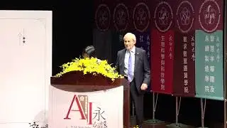 Economics Nobel Laureate Prof. Sir Christopher Pissarides on December 9, 2025, at NCKU