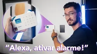 Instalei um SISTEMA de ALARME SMART compatível com ALEXA na minha casa!