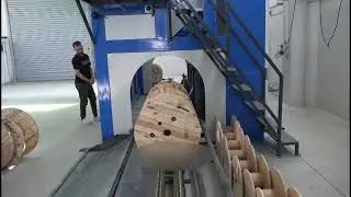 Automatic Cable Spooling Machine   Reeltech Kablomak Cable Winder