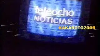 Barrida y Apertura Teleocho Noticias 1998/2000 - Teleocho, LV85 TV Canal 8 C&oacute;rdoba, Argentina.