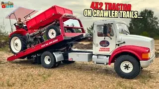Can a 4x2 Tractor Go On Crawler Trails !? | King Kong RC Donkey @CarsTrucks4Fun​