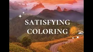 Satisfying iPad Coloring | Relaxing Music #paint  #digitalcoloring#ipadart#relaxing#satisfying