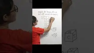 Open Dice | Reasoning tricks | Vaishali mam | SSC, Railway, UPSI #shorts