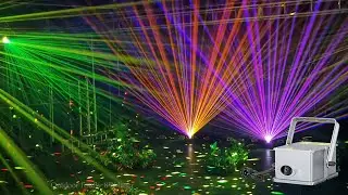 Colorful firefly laser 8watt outdoor light