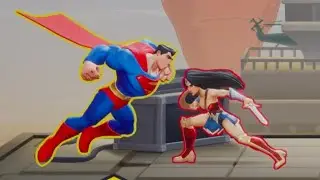 Superman and Wonder Woman Unique Interactions - MultiVersus HD