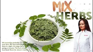 How to make mixed herbs at home | Easy homemade mix herbs | mix herbs for pizza | Cook the licious