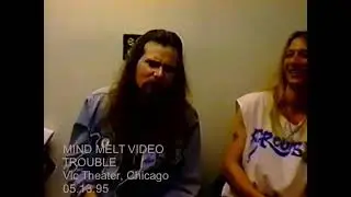 TROUBLE @ The Vic in Chicago, IL  USA from May 13, 1995 clip w/ Ron Holzner words of wisdom intro
