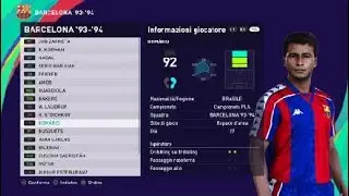 PES 2021: Barcelona '93-'94 classic team (PS4)
