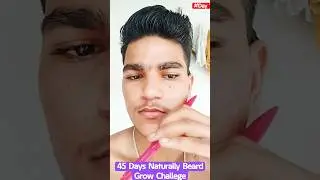 #Day1/ 45 Days Naturally Beard Grow Challenge | beard growth naturally home remedies Comb Challenge