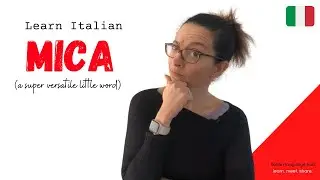 How to use the Italian word MICA