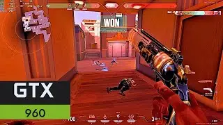 Valorant in 2025 on GTX 960 4GB + Ryzen 5 5500 1080p Competitive Settings