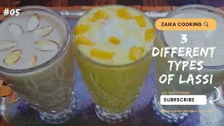 3 DIFFERENT TYPES OF LASSI EASY RECIPE Z-C