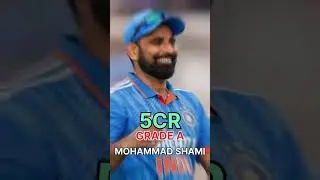 Grade A Indian Cricketers Ki Salary 2025 Mein Kitni Hai? #bcci #cricketlover #ipl2025 #iplcricket