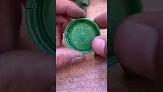 PET bottle slicer made with a capBrilliant homemade tool #USA #PETCut #BottleHack
