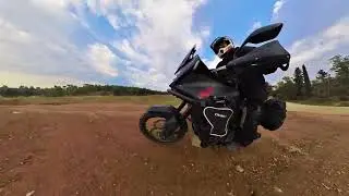 Honda transalp ben shemen forest dec 2025 s1