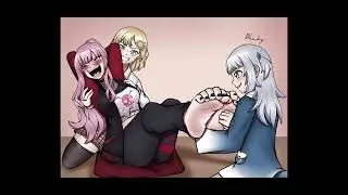 Calli tickle feet