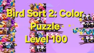 Bird Sort 2: Color Puzzle - Level 100