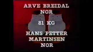 Norway Box Cup 1987 Arve Breidal . 1 Arve mot en hollender.2 Arve Breidal - Hans Petter Martinsen.