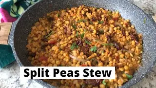 How To make Split Peas Stew #splitpeasstew #guyanese #guyanesethings