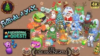 MSM My Singing Monsters Yool Days of Yay, Colossingum Quest! with Timestamps & NEW Animations 🎄