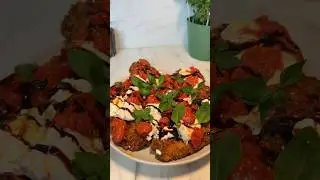 The Crispiest Chicken Culets with Burrata and Roasted Tomatoes | Easy Dinner Idea #italianchicken
