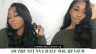 $15 Wig?! | Outre Stunna Half Wig Review