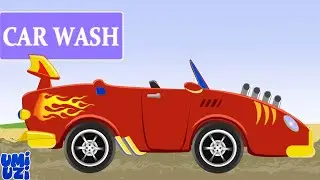 Sports Car Wash + More Vehicles Formation & Uses for Kids by UMI UZI