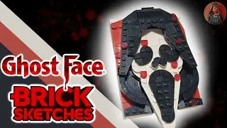 Ghost Face Brick Sketch Tutorial