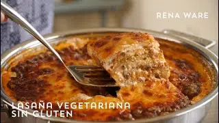 Lasagna vegetariana sin gluten