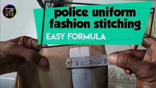 वर्दी काज पट्टी बनाने का तरीका\Police Shirt Fashion Stitching 2023\Police Uniform Stitching