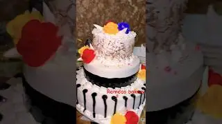 Beautiful 3-Tier Cake Decorating Idea  Floral & Chocolate DripHow to Decorate a Multi-Tier Cake